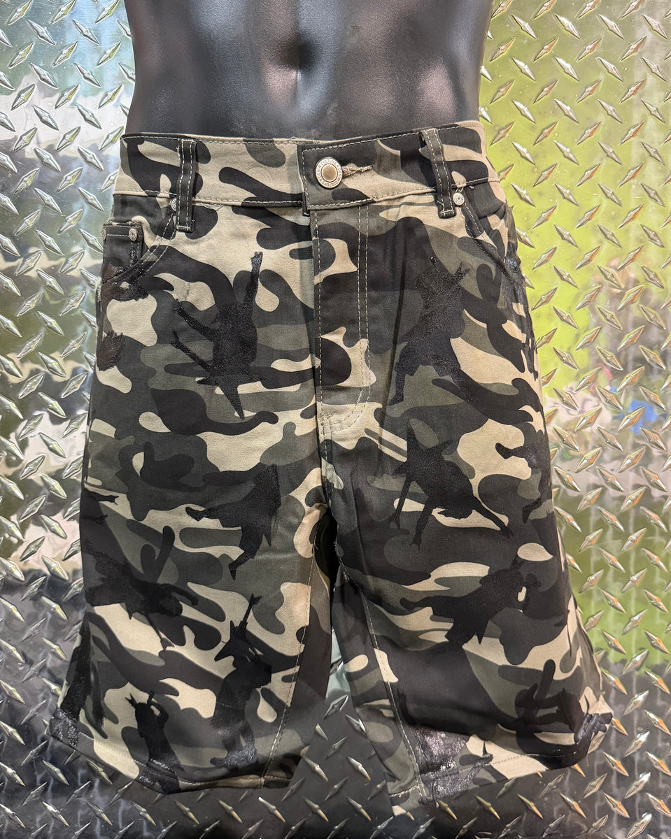 Dimebag Darrell - Desert Camo Shorts – Dimebag Hardware