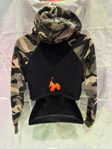 Dimebag Darrell - Chicks ORG GRN Camo Crop Pullover