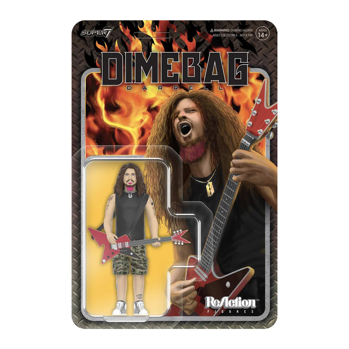 Super 7 - Dimebag Darrell ReAction Figure (Culprit)