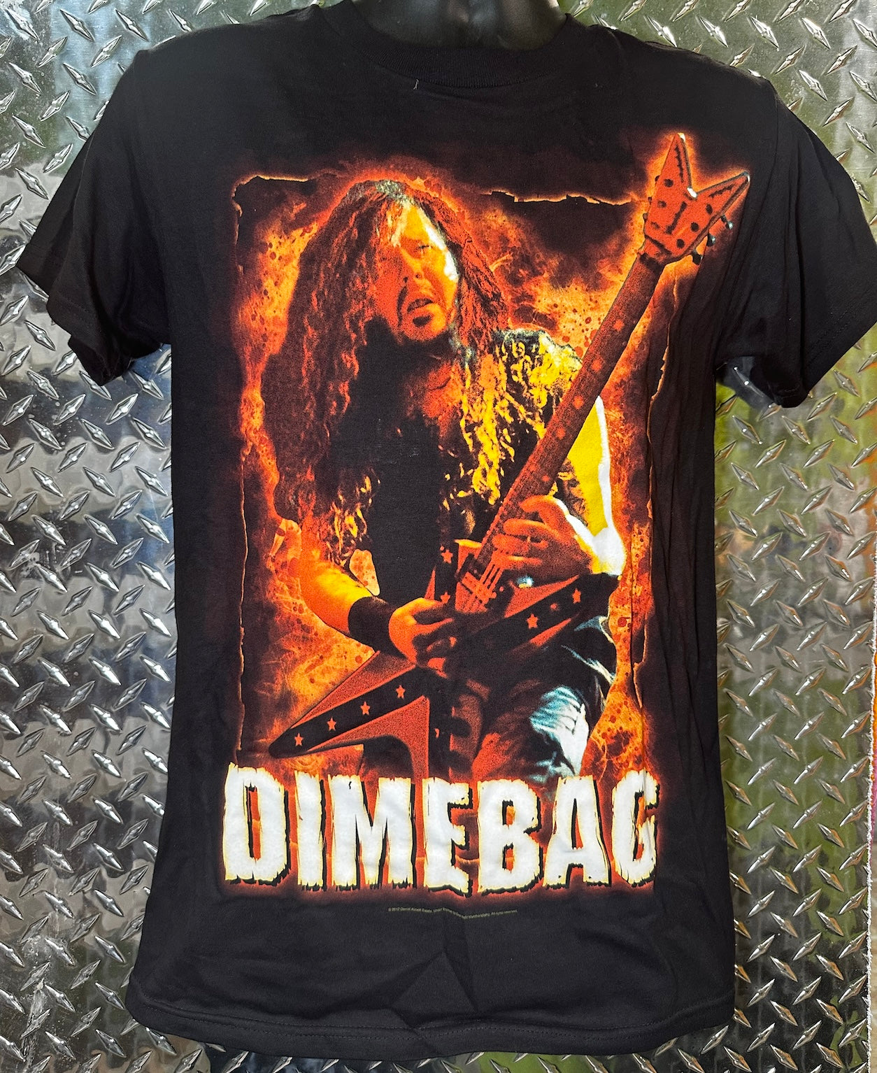 Dimebag Darrell - 'Rebel Guitar' T Shirt - Vault Collection