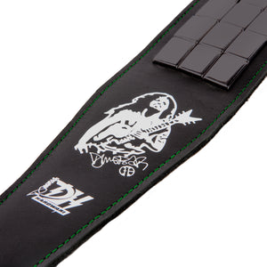 Dimebag Darrell Handmade GREEN LTD ED Leather Strap - Black Plated Studs
