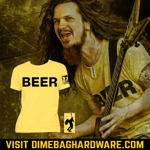 Dimebag Darrell - 'BEER' T Shirt - New!